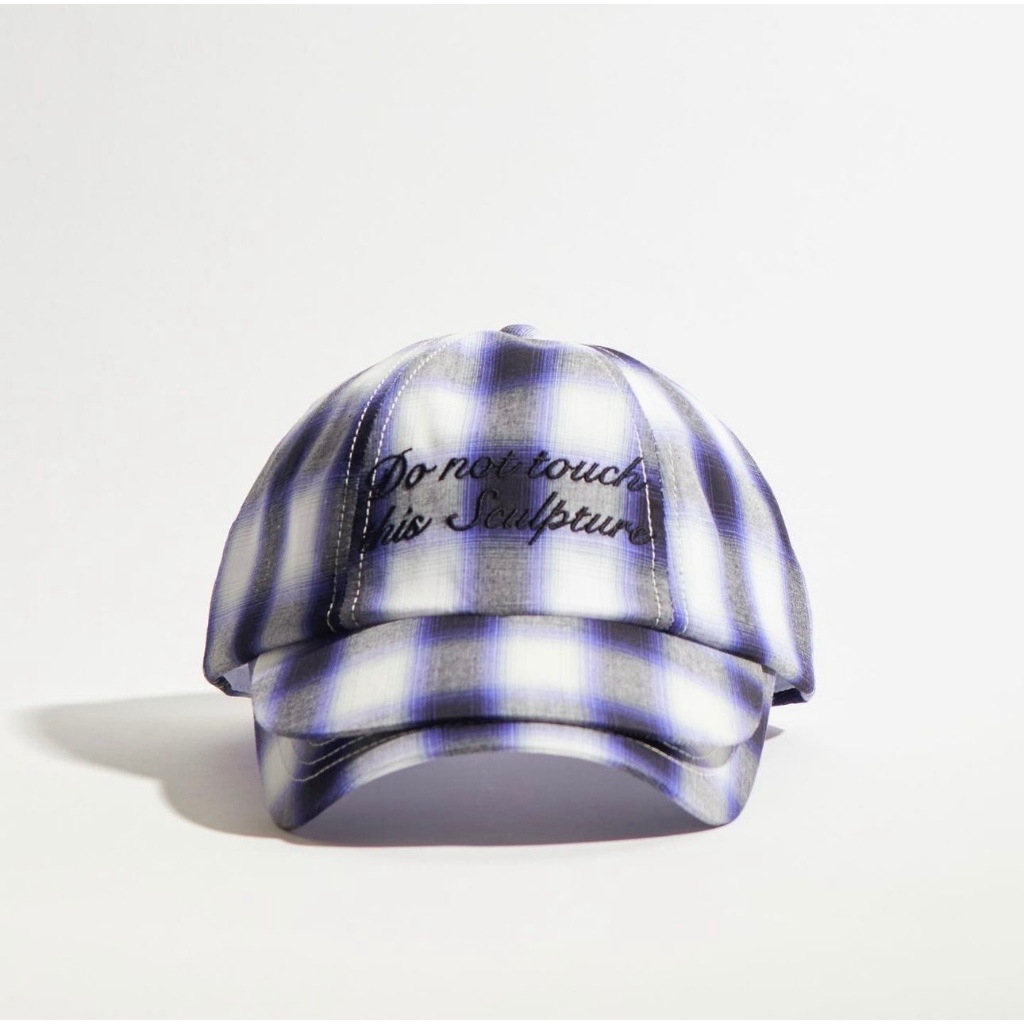 'Sculpture of You' Double-Lip Purple Flannel Cap