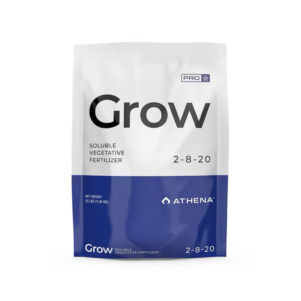 Athena Pro Grow บำรุงใบและลำต้น 2-8-20 ขนาด ถุง 25 ปอนด์ อาเธน่าโกรวม