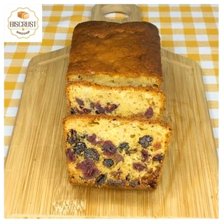 เค้กเลม่อนแครนเบอร์รี่ [Lemon Cranberry & Raisins Cake] หอมกลิ่นเลม่อนแท้ ใส่ผลไม้แห้งเต็มโลฟ