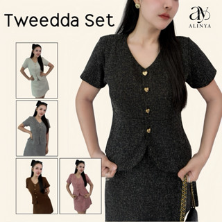 Z001  / Tweedda Set (ได้ทั้งเสื้อและกระโปรง)