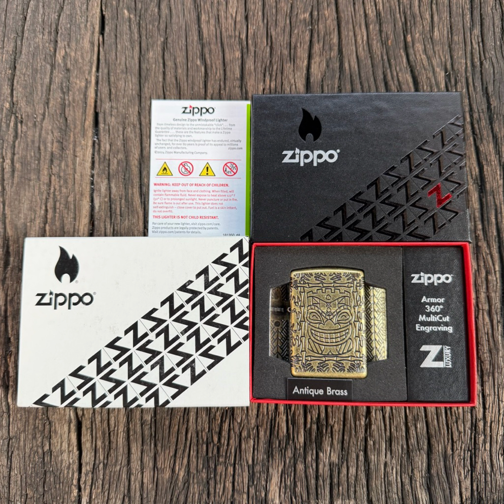 ไฟแช็ก Zippo รุ่น 46314 Armor Tiki Design