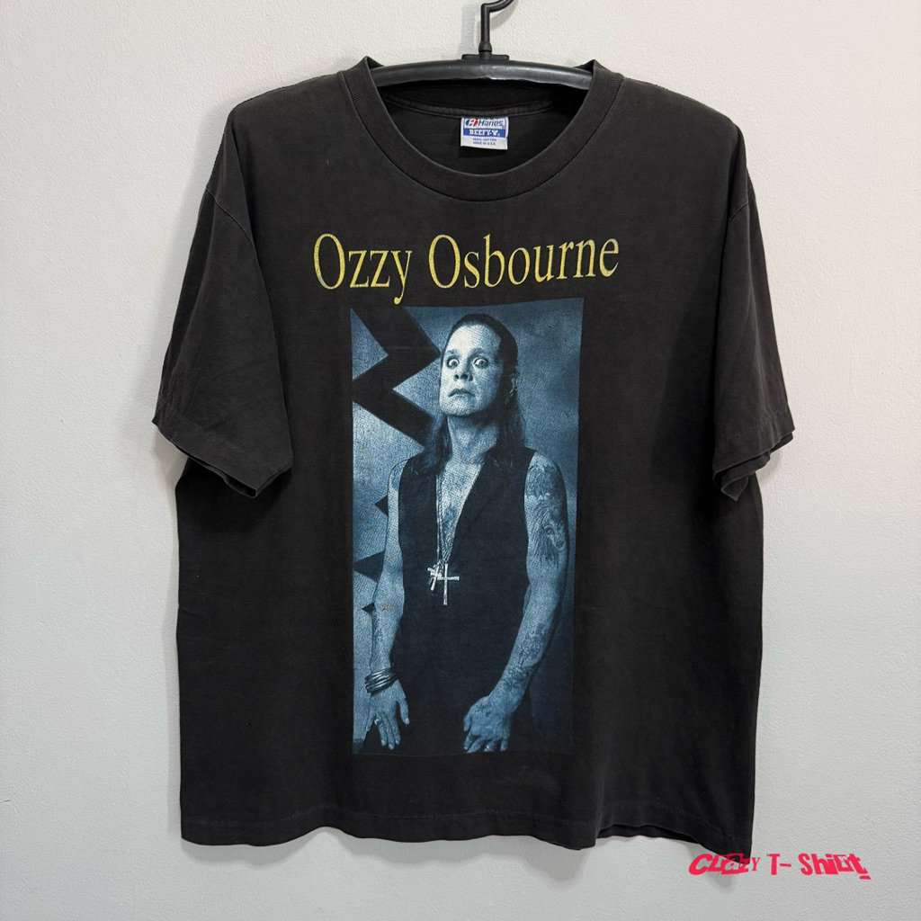 เสื้อวง Vintage 90’s Ozzy Osbourne • Prince of Darkness แท้จากกระสอบมือสอง