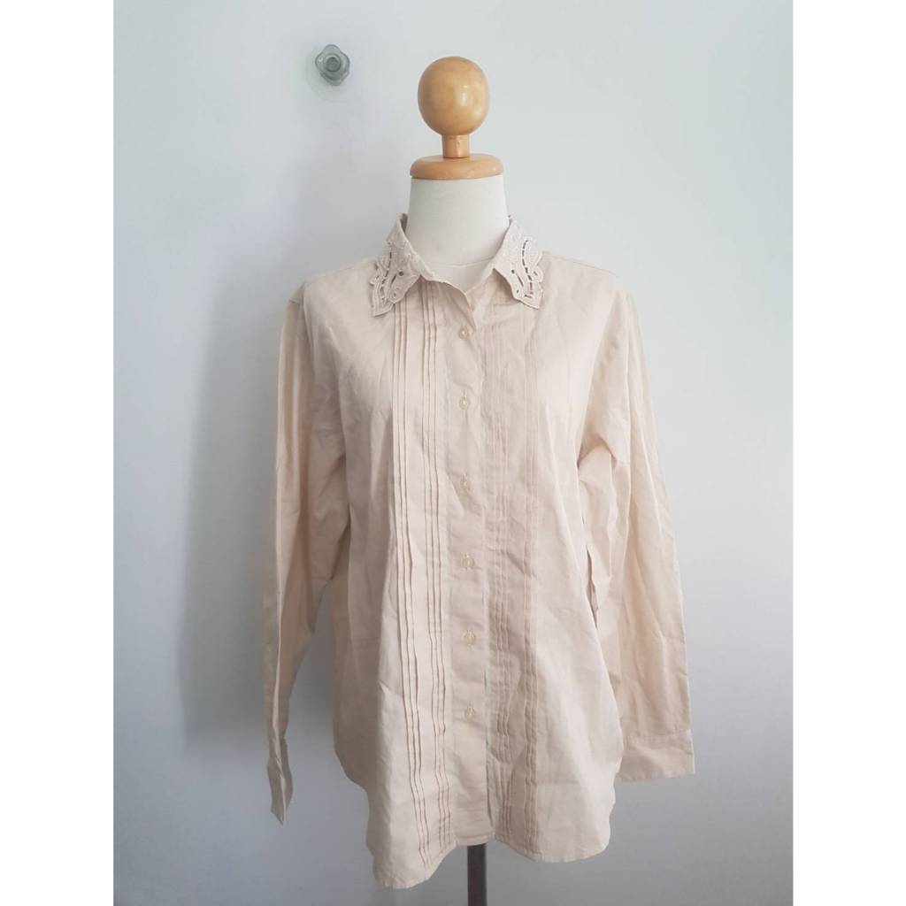 BRB-007เสื้อคอตตอนผสมโพลีปักฉลุที่ปก Willow Ridge 14 44/24