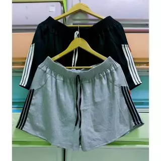 กางเกงขาสั้นผู้หญิง ไซส์ใหญ่ 3XL ขาตรงเอวยางยืด งานผ้าคอตตอนใส่อยู่บ้านใส่ออกกำลังกายสบาย