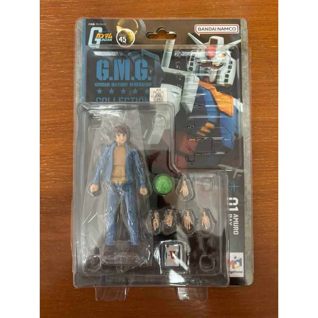 Megahouse G.M.G. Collection 01 AMURO RAY มือหนึ่ง lot jp GUNDAM MILITARY GENERATION