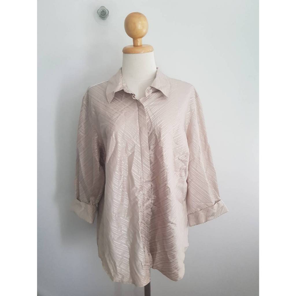 BRB-19เสื้อโพลีคอตตอนไนล่อน Jaclyn Smith XL 48/27