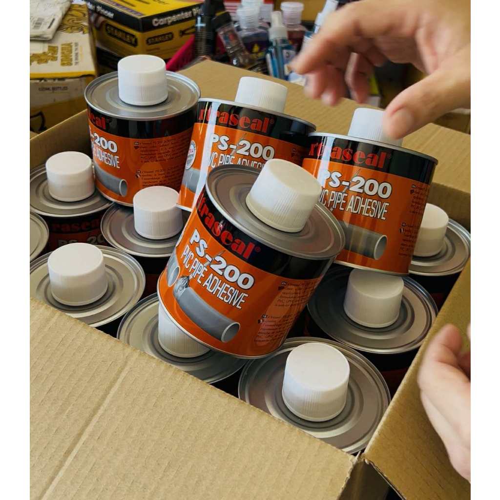 Xtraseal กาวทาท่อ มีแปรง น้ำยาประสานท่อพีวีซี 100/250/500กรัม (ล๊อตใหม่รับประกันแห้งส่งคืน)