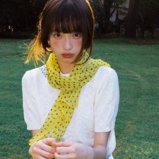 Spring Dot Ribbon ผ้าพันคอลายจุดมีหลายสี ขนาด160x50cm ผ้าโพล…