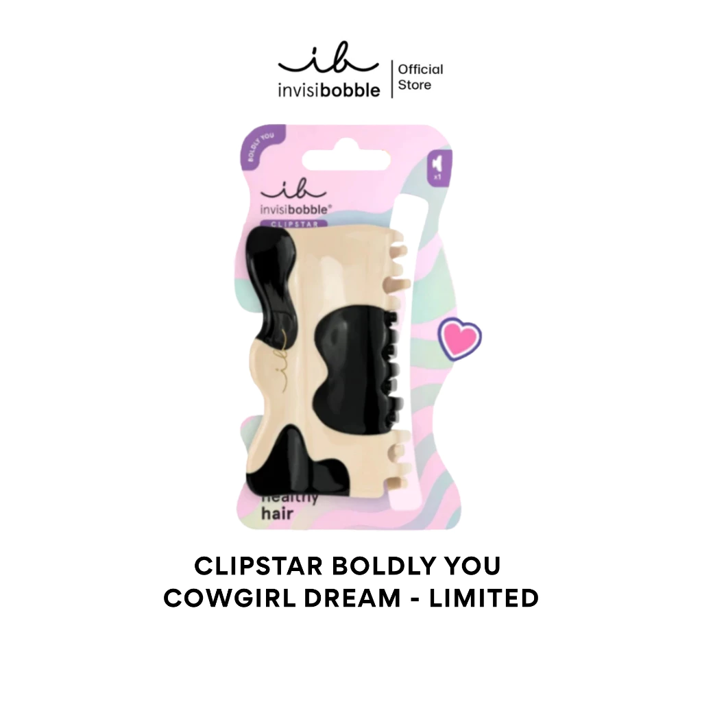 invisibobble กิ๊บหนีบผม กิ๊บติดผม ถนอมเส้นผม รุ่น Clipstar BOLDLY YOU Cowgirl Dream - Limited (1 กล่องบรรจุ 1 ชิ้น)