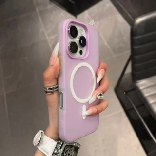 Magnetic 2 in 1 เคสโทรศัพท์มือถือ For Samsung A57 A37 A27 A07 A17 A56 A55 A36 A26 A16 A06 A05S S26 Ultra S25 FE เยลลี่