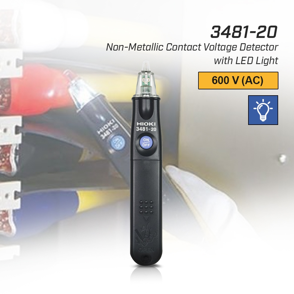 HIOKI รุ่น 3481-20 ปากกาตรวจไฟฟ้าแบบไม่สัมผัส (Non-Contact Voltage Detector) ของแท้จากญี่ปุ่น!