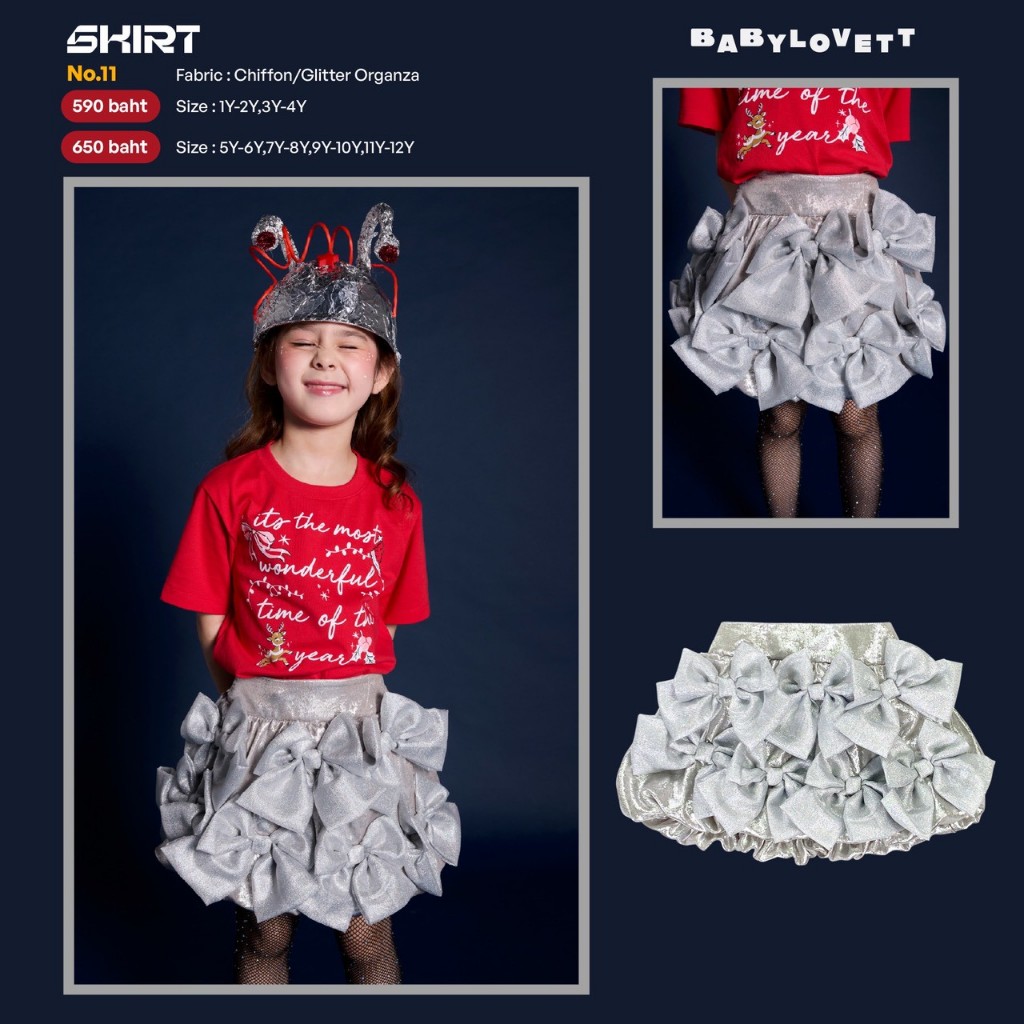11 Santa’s Christmas in Space - Skirt