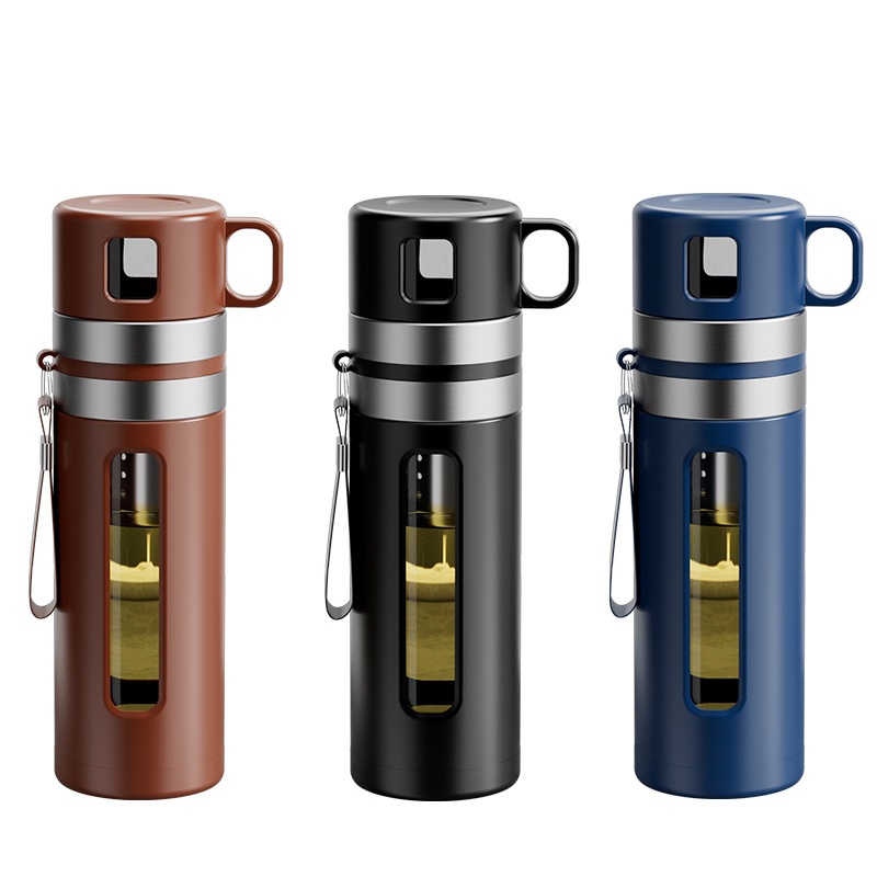 COD แยกน้ำชา 520ML ถ้วยน้ำชาถาดน้ำชาสองชั้นฉนวนน้ำถ้วยกรองแบบพกพาฉนวนกันความร้อน JQTH - รูปที่ 6