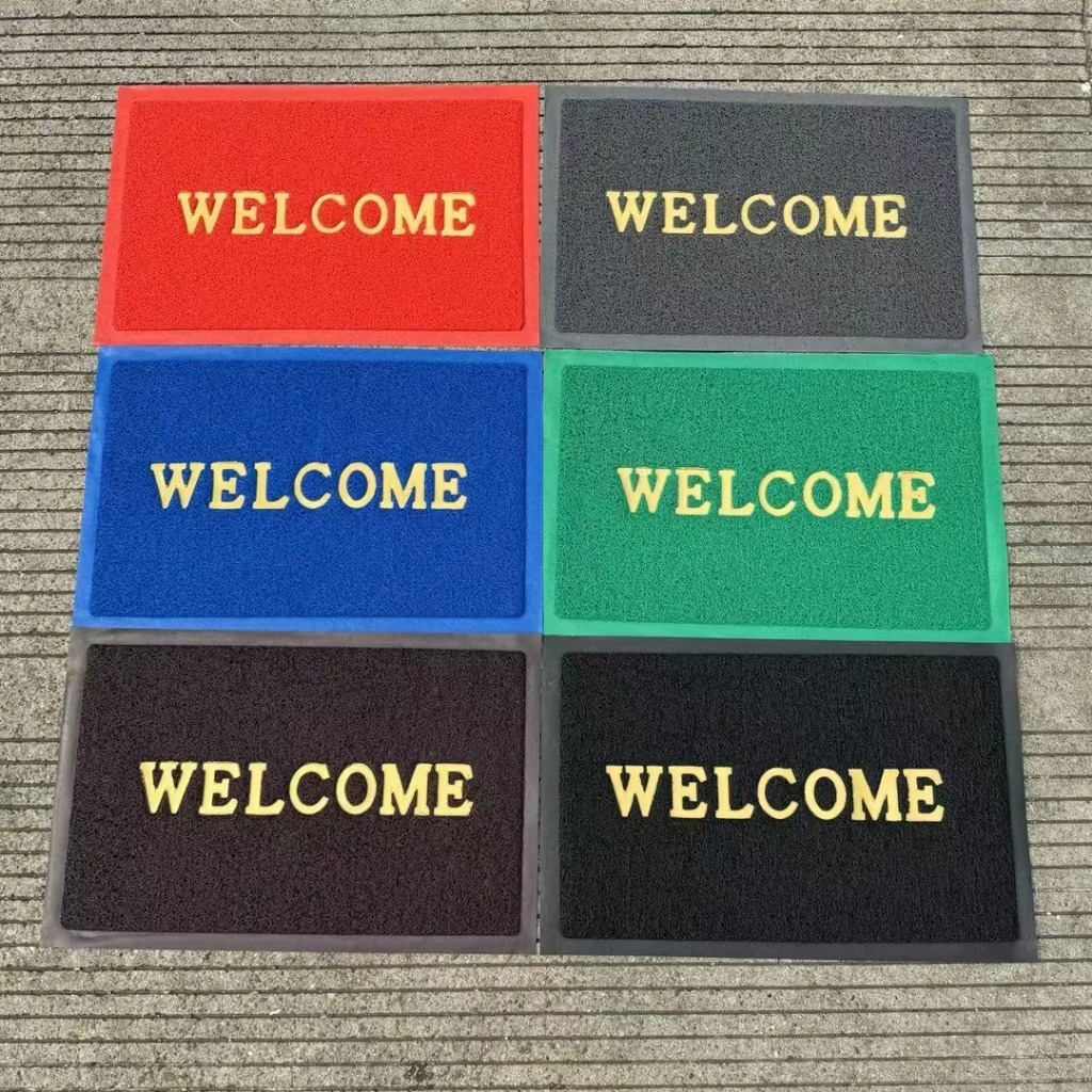 พรมเช็ดเท้า พรมขนนุ่ม ผ้าเช็ดเท้ามินิมอล นุ่มสบายเท้า ลาย Welcome ขนาด40x60 ซม รูปที่ 4