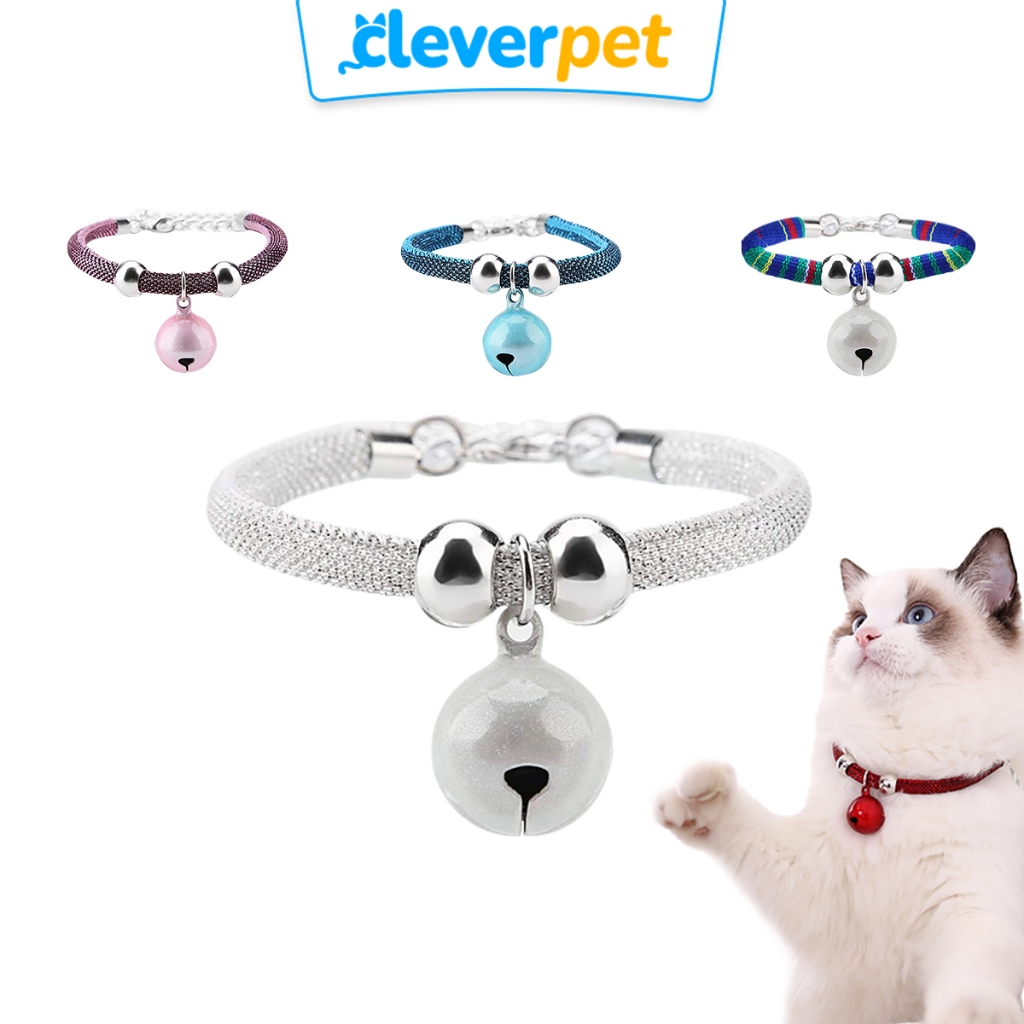 [ส่งฟรี🇹🇭] Cleverpet ปลอกคอแมวแฟชั่น พร้อมกระดิ่ง มี 5 สี Cat Collar