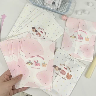 ✔[🇹🇭พร้อมส่ง🎁]ถุงกระดาษ ถุงกระดาษของขวัญ ลายโบว์น่ารัก ขนาด17*12cm ราคา10ชิ้น dai1