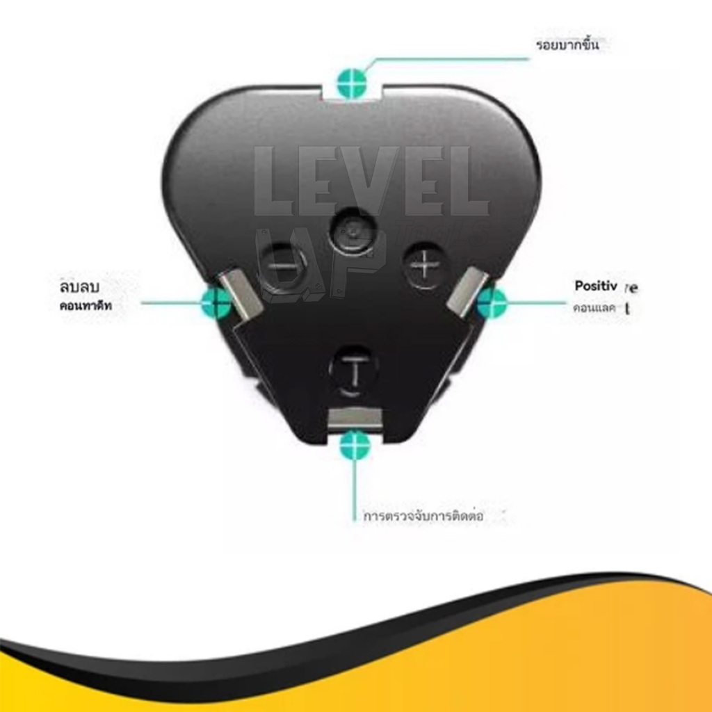 แบตฯ สว่านไร้สาย 12V - 24V Li-ion แบตเตอรี่ Lithium-ion Battery แบตลิเธียมไอออน ทรงสามเหลี่ยม - รูปที่ 6