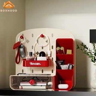HOTUS Set Storage Pegboard มีลิ้นชักเก็บของ แผ่นหลุมตั้งโต๊ะ…
