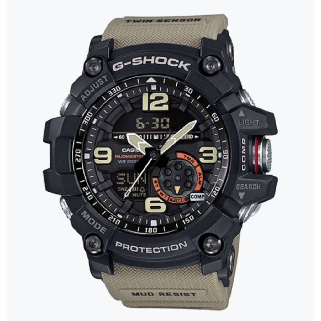 นาฬิกาข้อมือ Casio G-Shock MUDMASTER Twin Sensor รุ่น GG-1000-1A5 ของแท้ รับประกัน1ปี