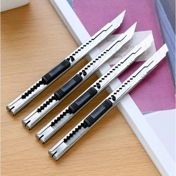 😍COD😍คัตเตอร์ มีดคัตเตอร์ คัตเตอร์สแตนเลส คัตเตอร์ปลายแหลม cutter สินค้าพร้อมส่งนะครับ