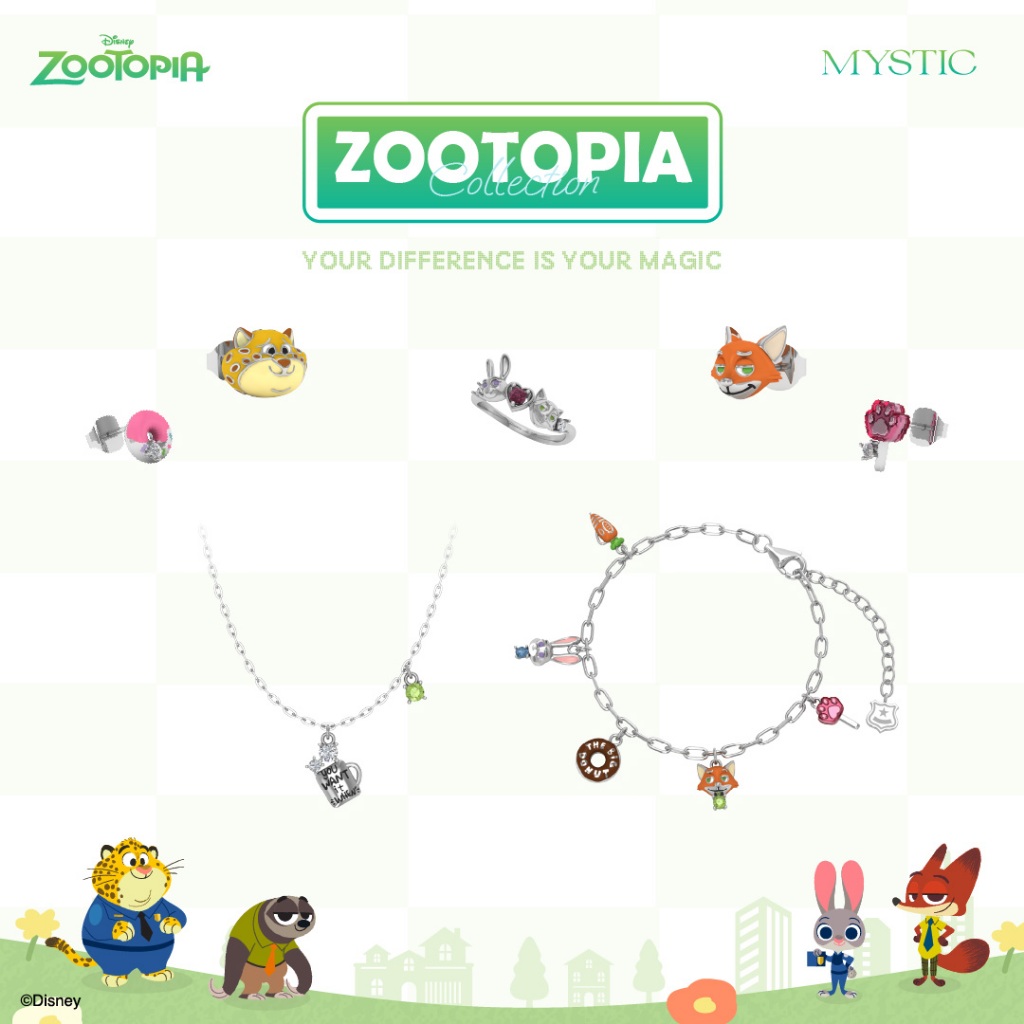 Zootopia Collection - Earring Necklace Bracelet Ring