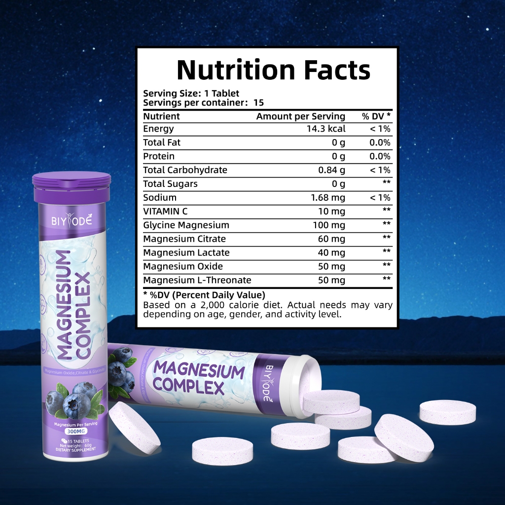 BIYODE MAGNESIUM COMPLEX เม็ดฟู่ แมกนีเซียมไกลซีน ปรับปรุงคุณภาพการนอนหลับ บรรเทาอาการปวดเมื่อยกล้ามเนื้อ ราคา ถูกที่สุด ดีลบีเคเค แกลเลอรีภาพที่ 9