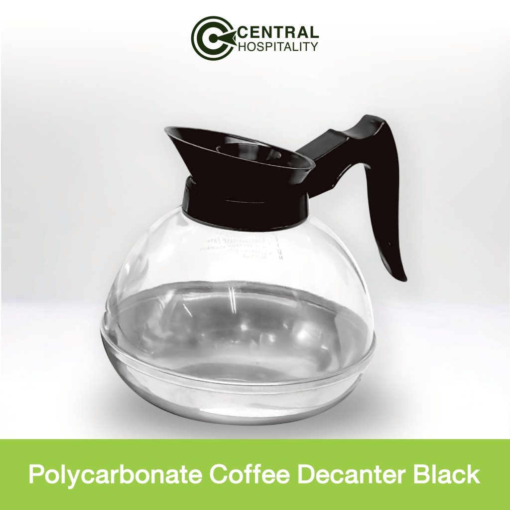 กาอุ่นกาแฟ หม้ออุ่นกาแฟ ที่อุ่นกาแฟ Polycarbonate Coffee Decanter Black 1.9L. CENTRO - HL15