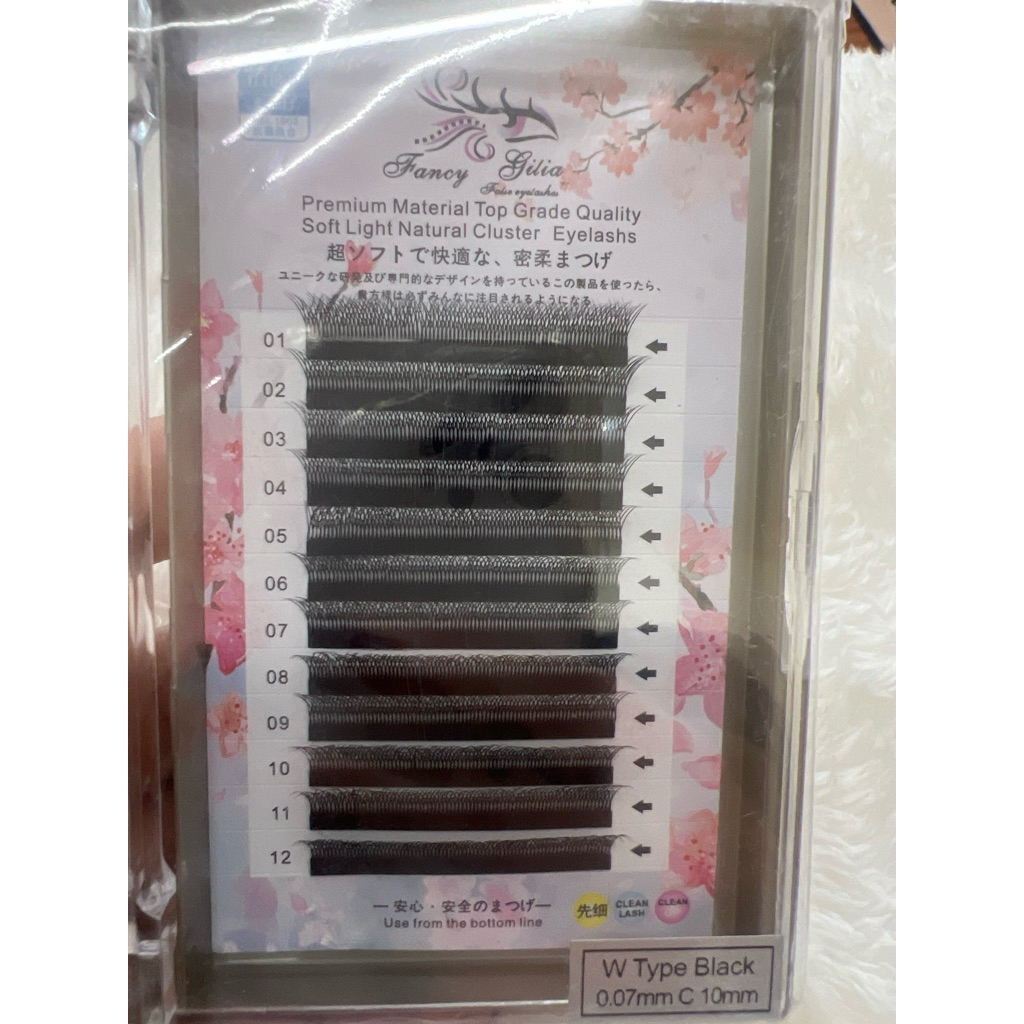 ขนตาw fancy cilia ขนมิ้งค์