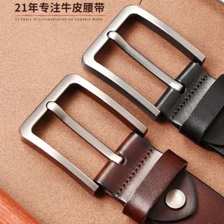 YUNO Belt doulilu เข็มขัดผู้ชาย ของแท้ หนังแท้ Men's Casual Genuine Leather Belt For Jeans Classic & Fashion YUNO002