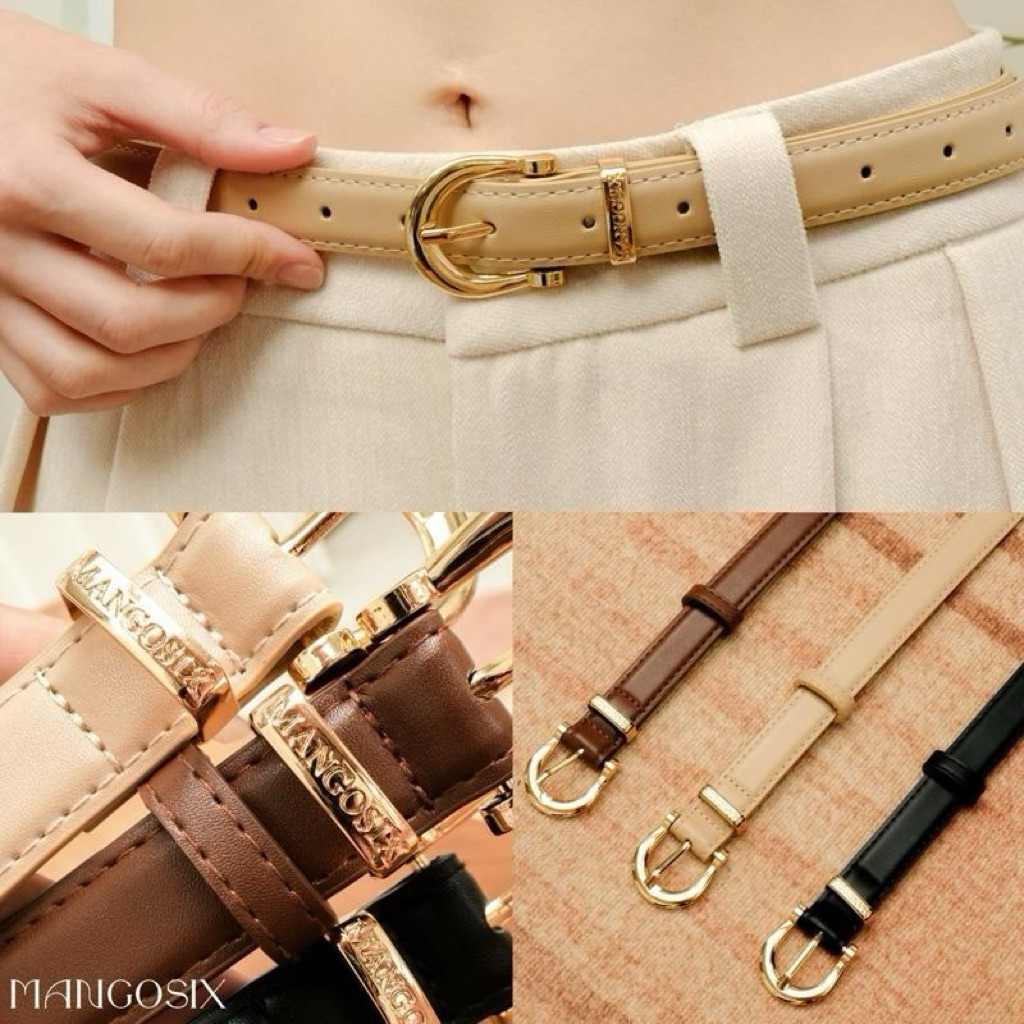 Artumn Lyla Belt เข็มขัดหนัง MANGOSIX (U1)