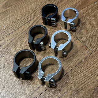 แคลมป์รัดหลักอานอลูมิเนียม (แบบน็อตคู่) BSC-62 (Double Bolt Seatpost Clamp)