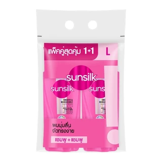 (1 แพ็ค) ซันซิล Sunsilk แชมพู+แชมพู ขนาด 300-325 มล. แพ็คคู่ #สินค้าอยู่ระหว่างปรับเปลี่ยนโฉมใหม่#