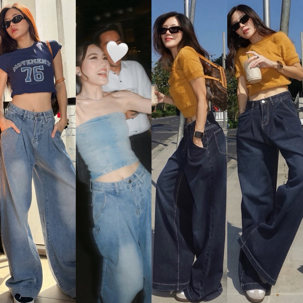 BESTIE BAGGY JEANS(3-5วันจัดส่ง)