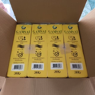 [ ยกลัง4 หิ้ว ] ทิชชู่แบบแขวน GAMSAI JUMBO หนา 4 ชั้น