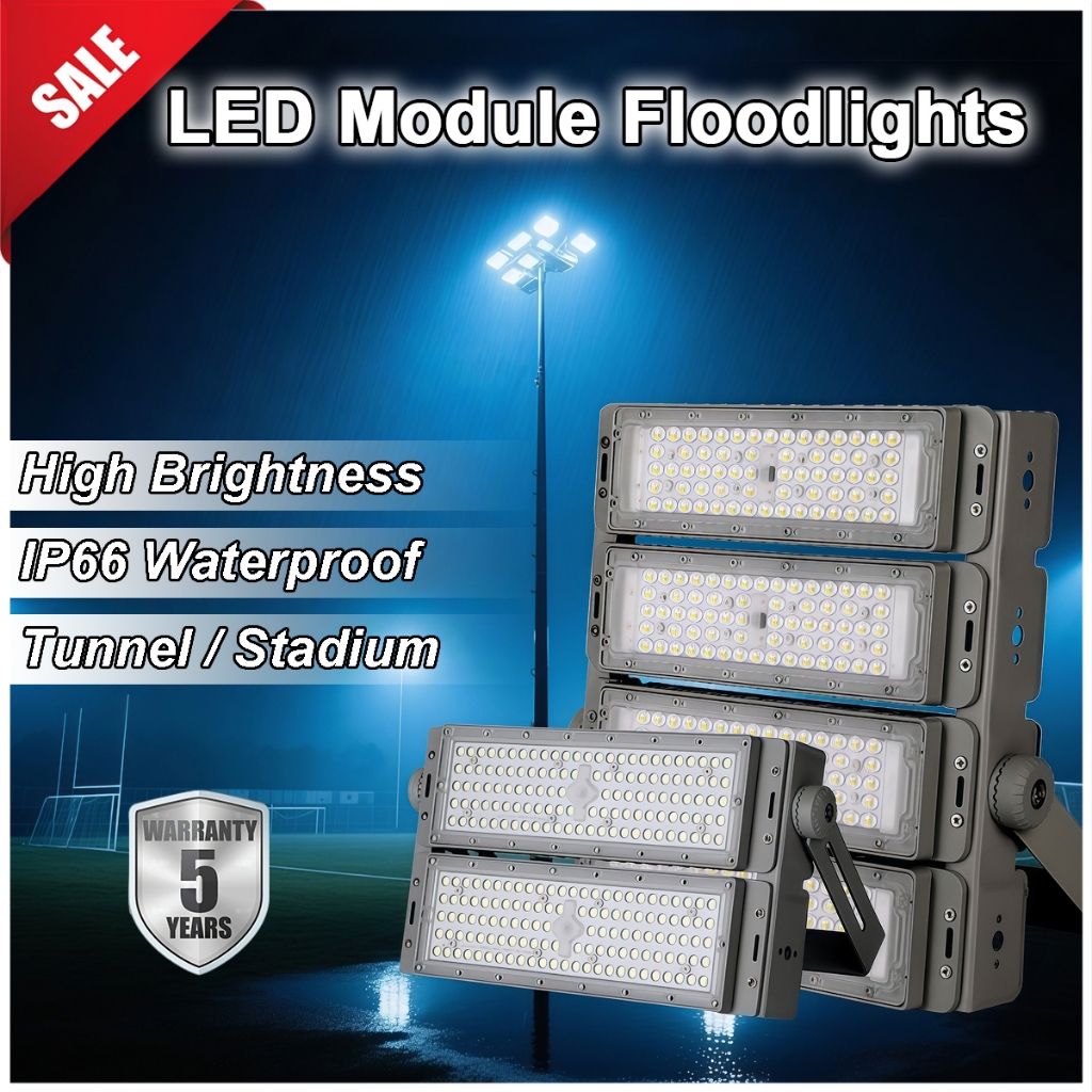 ไฟสปอตไลท์ LED กันน้ำ 100W 300W 400W SPORT LIGHT โคมไฟ ไฟถนน โคมไฟภูมิทัศน์ หลอดไฟ ไฟถนน สนามกีฬา โรงงาน โคมไฟภูมิทัศน์