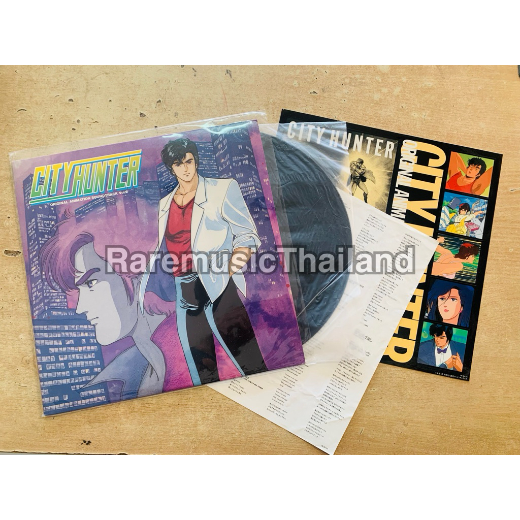 แผ่นเสียง Vinyl City Hunter Ost 80s Vintage citypop