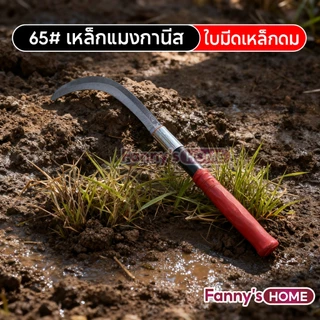 💥เคียว102CM💥 เคียวแมงกานีส 42/80/85/102cm เคียวหญ้า เคียวด้ามยาว คมทนมือ ใช้ตัดหญ้า เกี่ยวข้าว เก็บวัชพืชในส ตัดกิ่ง