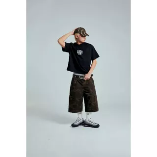 44TEES 34 Boxy Black เสื้อยืดสีดำ