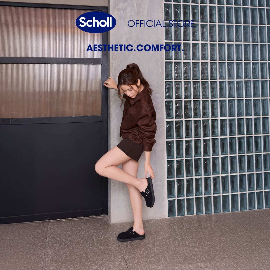 Scholl รองเท้าแตะแบบสวมสำหรับผู้หญิง เฮเซล-Hazel เทคโนโลยีไบโอปรินท์ (Bioprint) นุ่มสบาย กระจายน้ำหนักได้ดี