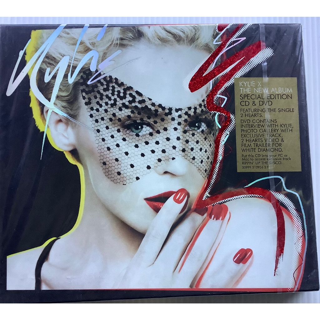 มือหนึ่งใหม่ซีล CD + DVD ซีดีเพลง+ดีวีดี วินเทจ Kylie Minogue อัลบั้ม X Special Edition ลิขสิทธิ์