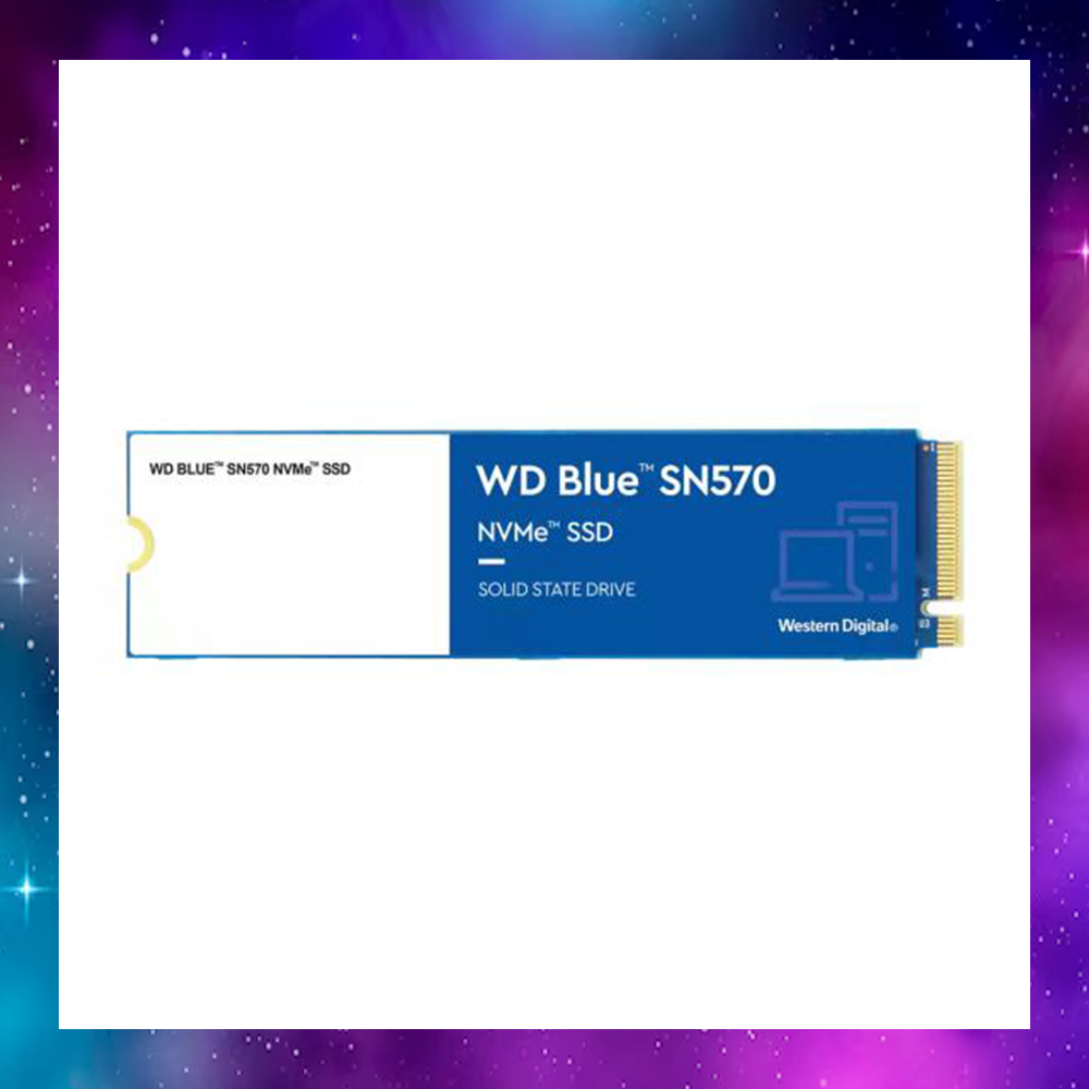 500 GB SSD (เอสเอสดี) WD BLUE SN570 - PCIe 3/NVMe M.2 2280 (WDS500G3B0C) ใช้งานปกติ