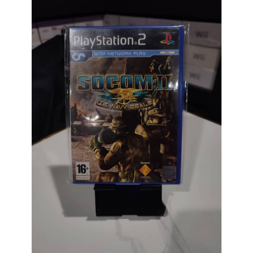 แผ่นแท้ PS2 Pal SOCOM II: U.S. Navy SEALs เล่นได้ปกติ