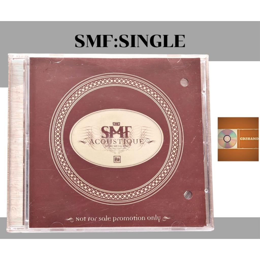 ซีดีเพลง cd single,แผ่นตัด วง Smf อัลบั้ม Acoustique. (หายากมาก) ค่าย Rs promotion