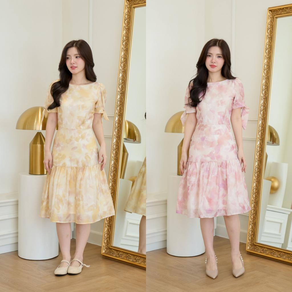 Pixie IVY Dress เดรสผูกแขน เดรสแขนตุ๊กตา