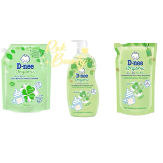น้ำยาล้างขวดนม D-nee ดีนี่ ออร์แกนิค ถุงเติมและขวด 550-1150ml ผลิตภัณฑ์ล้างขวดนมและจุกนม อ่อนโยน ปลอดภัยสำหรับทารก