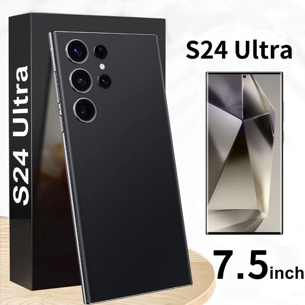 S24 Ultra 16GB/512GB จอ 7.5 นิ้ว รองรับ 2 ซิม กล้อง 72MP+108MP แบต 7800mAh (4G/5G ทุกเครือข่าย)