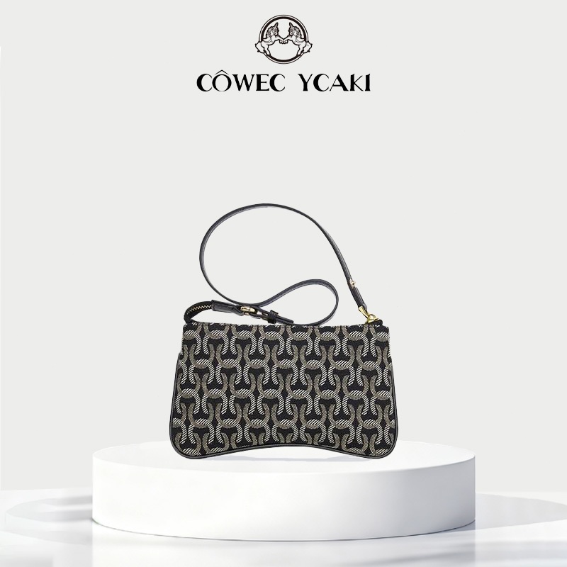 COWEC&YCAKI กระเป๋าดีไซน์สำหรับผู้หญิง กระเป๋าถือ