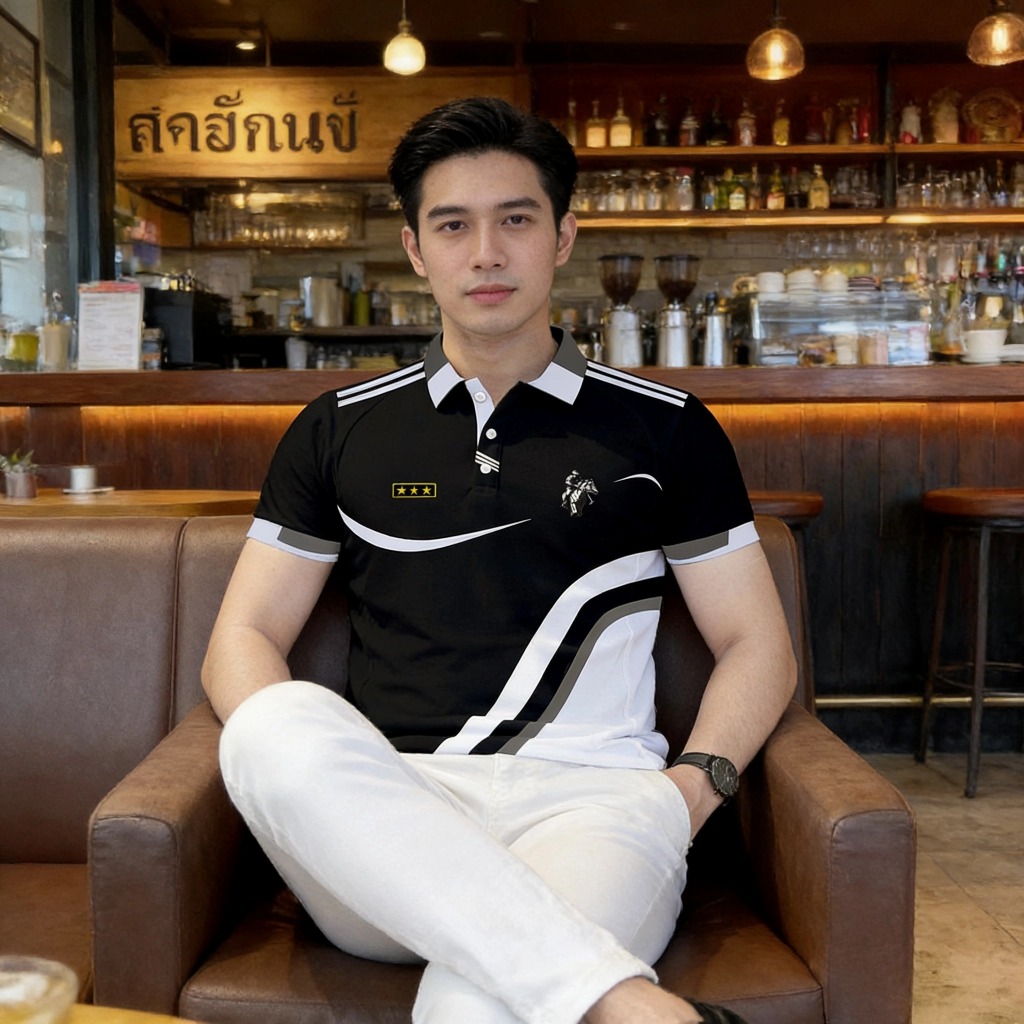 [จัดส่งภายใน 1-3 วัน]เสื้อโปโลผู้ชาย! เสื้อเชิ้ตผู้ชายติดกระดุมดีไซน์เก๋ไก๋ คุณภาพสูง เหมาะสำหรับใส่ลำลองหรือใส่ทำงาน จั