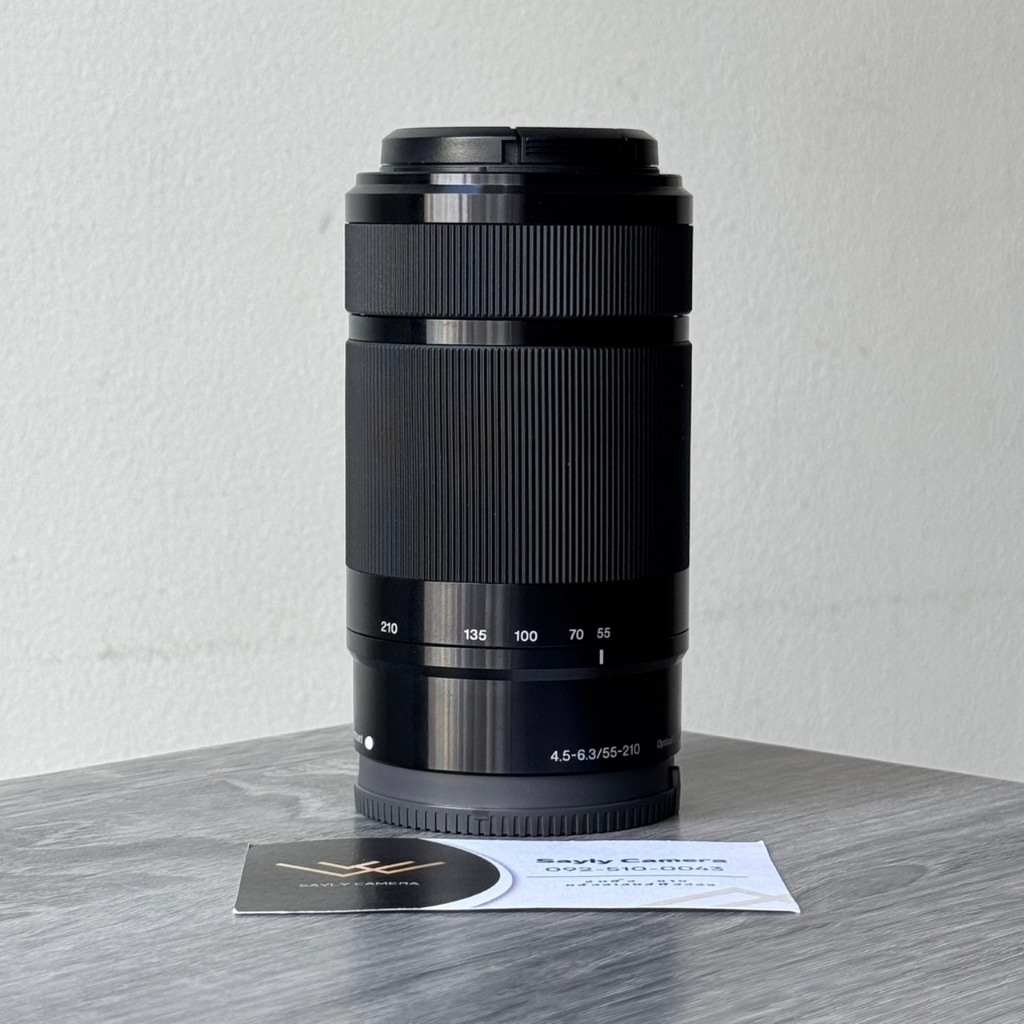 เลนส์ถูกซูม Sony 55-210 ถ่ายนก คอน ระยะไกล