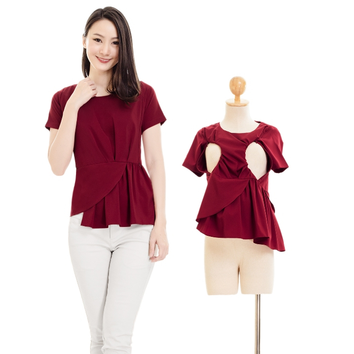 Muko Peony เสื้อเปิดให้นม คลุมท้อง BSL21